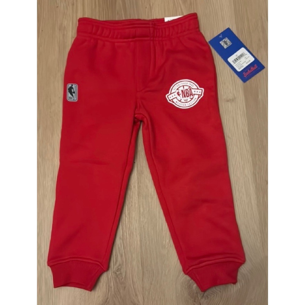 NBA National Basketball Association Toddler Boys Red Peak Through Joggers 3T